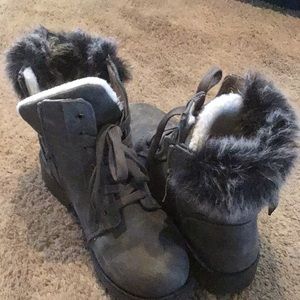 NWOT Fur lined boots